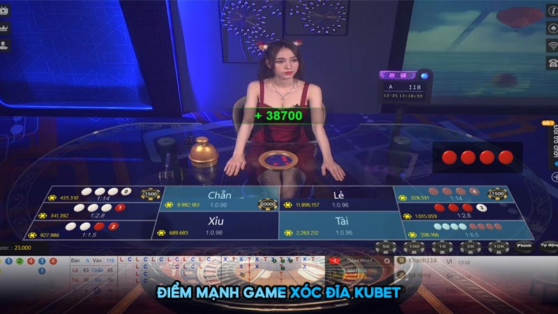 Điểm mạnh game xóc đĩa kubet